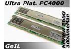 GeIL Ultra Platinum PC4000 Dual Channel Memory