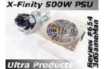 Ultra X-Finity 500W Power Supply w FlexForce Cables