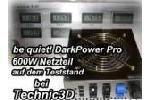 be quiet DarkPower Pro 600W auf dem Teststand