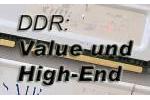 Value bis High-End DDR Speicher