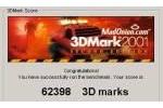 Merom kills 3DMark 2001 far beyond 60000 points