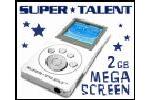 SuperTalent 2GB Mega Screen MP3-Player