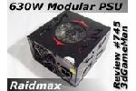 Raidmax Volcano 630W Power Supply