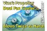 Vizo Propeller Dual Fan Card Cooler PCL-201