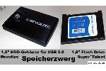 Revoltec File Protector und Super Talent 18 Flash-HDD