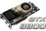 Vier GeForce 8800 GTS und GTX Grafikkarten