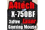 A4tech X-750BF 3xFire Laser Game Mouse