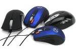 Four gaming mice