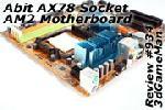 Abit AX78 Socket AM2 Motherboard Video
