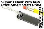 Super Talent Pico 8GB Ultra Small Flash Drive