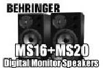 Behringer MS20 und Behringer MS16 Digital Monitor Speaker