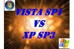 Microsoft Windows Vista SP1 vs XP SP3