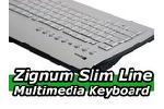 Zignum Slim Line Multimedia Keyboard