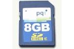 PQI 8GB Class 6 SDHC Card
