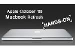 Apple October 2008 Macbook Refresh Hands-On