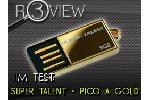 Super Talent Pico C Gold 8GB USB Stick