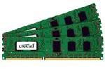 Crucial 3GB 6GB und 12GB Dreikanal DDR3 Speicherkit