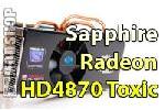 Sapphire Radeon HD 4870 Toxic Revew