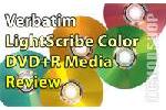 Verbatim Color LightScribe DVDR Media