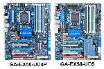 Gigabyte GA-EX58-UD4P und Gigabyte GA-EX58-UD5