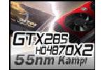 Zotac GeForce GTX 285 und Palit Radeon HD 4870 X2