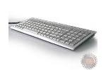 Hiper Slim Aluminum USB and PS2 Keyboard