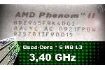 AMD Phenom II X4 965 Black Edition mit 34 GHz und 140 Watt