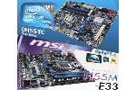 MSI H55M-E33 und Intel DH55TC Clarkdale Mainboards