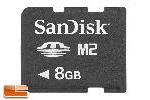 SanDisk 8GB Memory Stick Micro M2 SDMSM2G-008G-A11