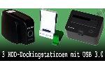 Icy Box Icy Dock und Sharkoon Quickport USB 30