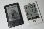 Amazon Kindle und Bookeen Cybook Orizon eBook Reader Content