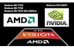 AMD HD 7750 Gigabyte HD 7790 HIS HD 7870 GHz und PNY GeForce GTX 660TI