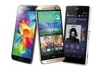 Samsung Galaxy S5 HTC One M8 und Sony Xperia Z2
