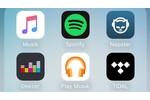 Apple Music Deezer Google Napster Qobuz Spotify und Tidar