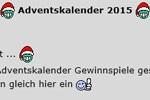 Adventskalender Gewinnspiele 2015