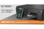 Icy Dock ToughArmor MB601M2K-1B M2 PCIe NVMe SSD Wechselrahmen