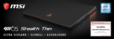 MSI GS65 Stealth Thin Notebook