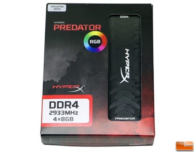 HyperX Predator RGB 32GB DDR4-2933 Memory Kit