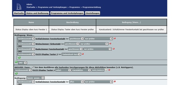 Homematic OLED Statusanzeige Programmier