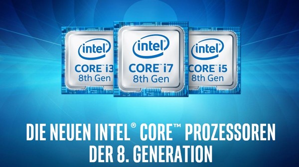 Intel Core i7-8565U i5-8265U i3-8145U i7-8500 i5-8200Y m3-8100Y