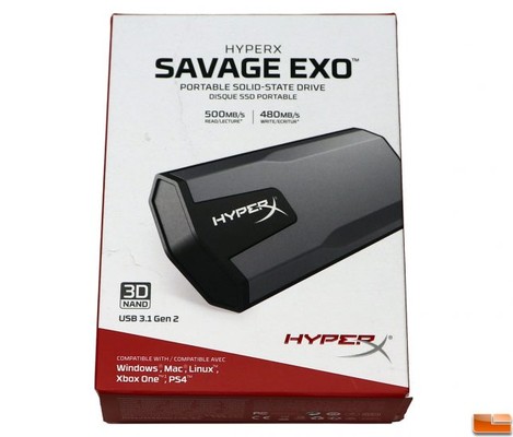 HyperX Savage EXO SSD External 480GB