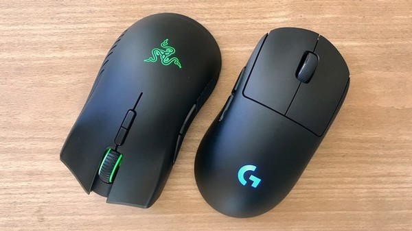 Logitech G Pro Wireless und Razer Mamba Wireless