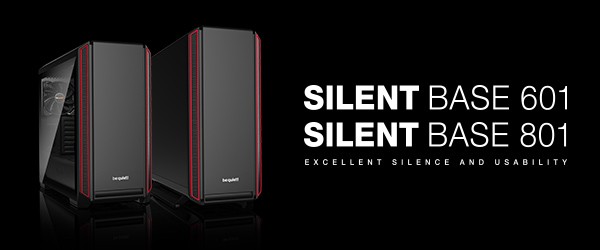 be quiet Silent Base 601 und 801