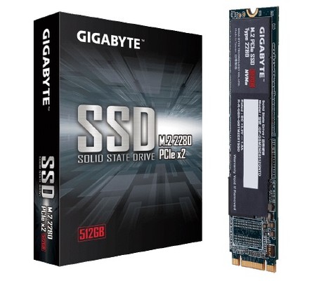 Gigabyte PCIe M2 SSD 128GB und 256GB und 512GB