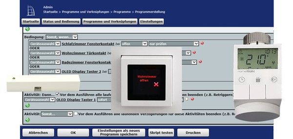 Homematic Fensterkontakt Programmieren