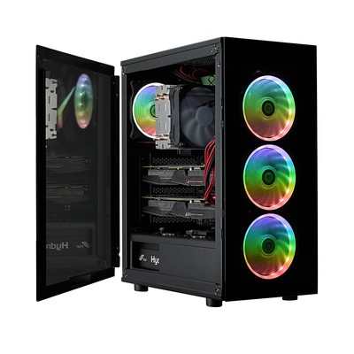 FSP CMT340 RGB Tempered Glass PC Gaming Tower