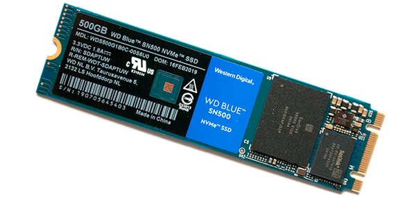 WD Blue SN500 NVMe 500GB SSD