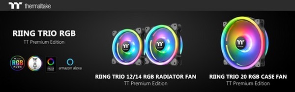 Thermaltake Riing Trio 20 RGB Case Fan TT Premium Edition