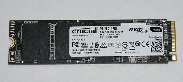 Crucial P1 1TB 2280 SSD