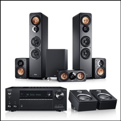 Teufel Lautsprecher mit Onkyo TX-NR696 und TX-RZ840 AV-Receiver